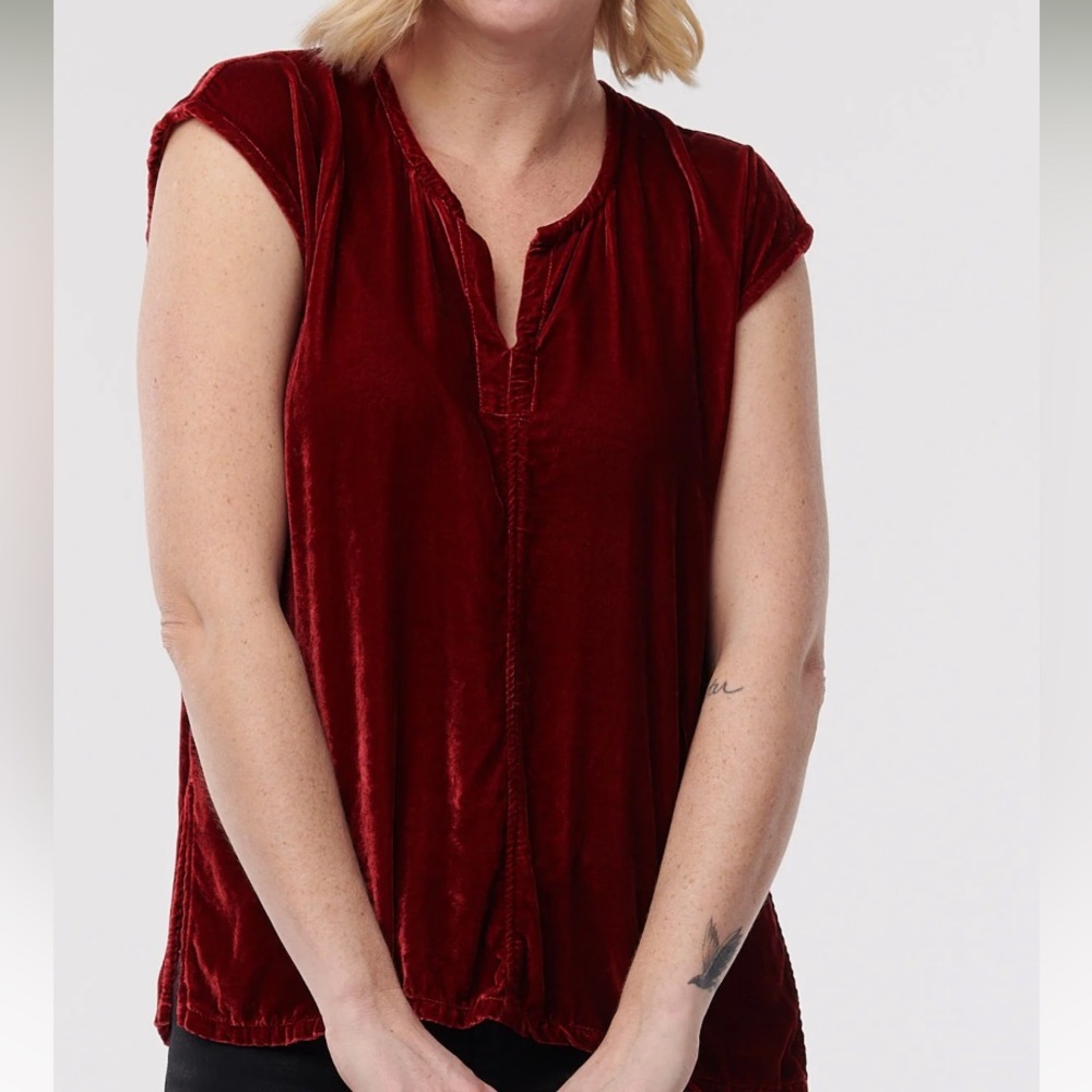 CP Shades Velvet Top